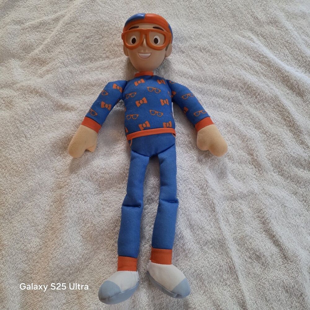 Blippi My Buddy 16" Talking Doll  Plush Toy Tested And Works. Pj's Pajamas